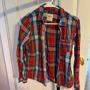 Hollister flannel size L. 100% cotton. Excellent condition.